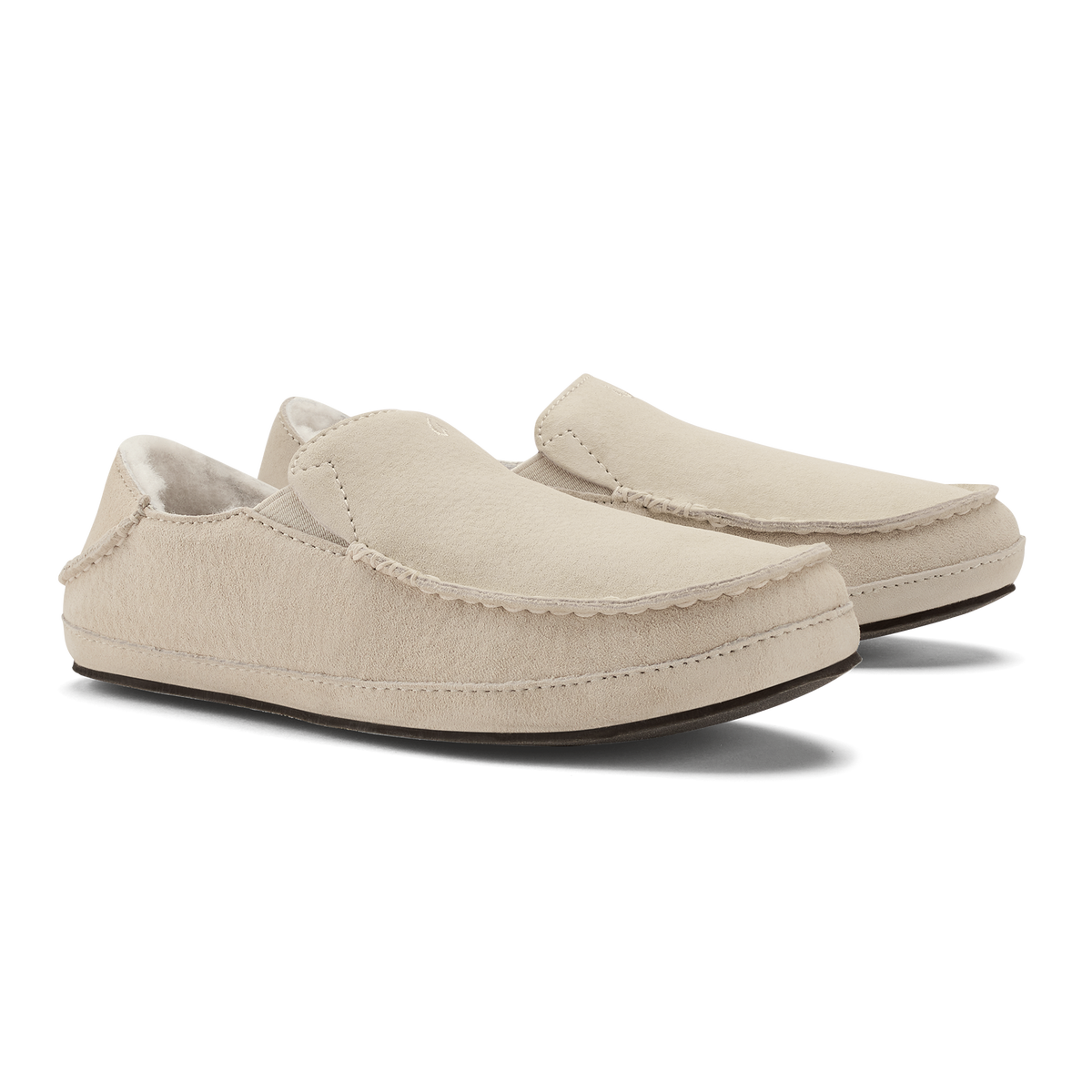 OluKai | Nohea Women's Leather Slippers - Bone