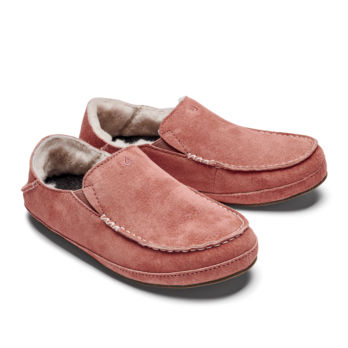 OluKai | Nohea Women's Leather Slippers - Cedarwood
