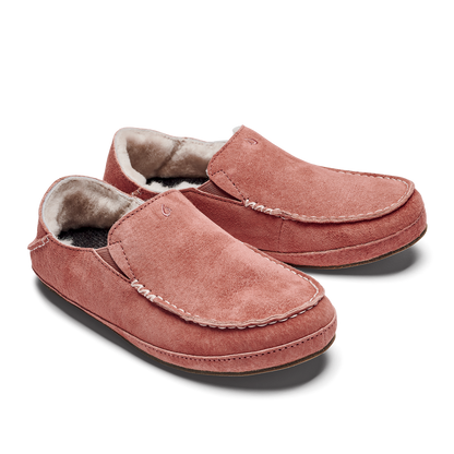 OluKai | Nohea Women's Leather Slippers - Cedarwood