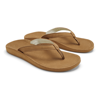OluKai | Southshore Women’s Waterproof Leather Sandals - Toffee