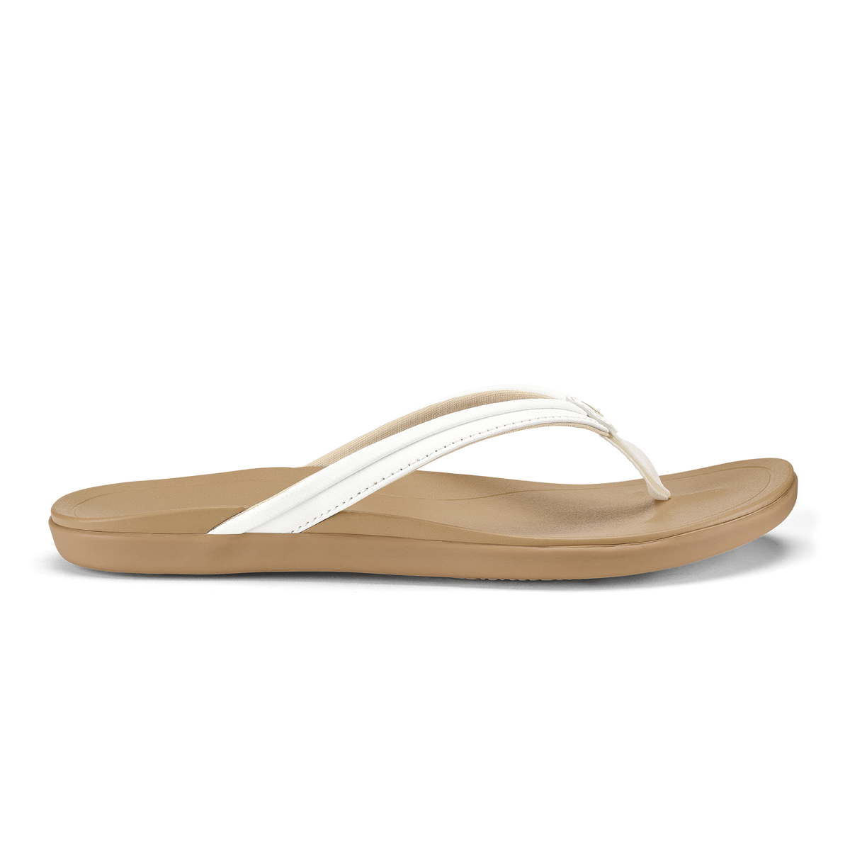 OluKai | Ho‘opio Malua - Bright White / Warm Sand