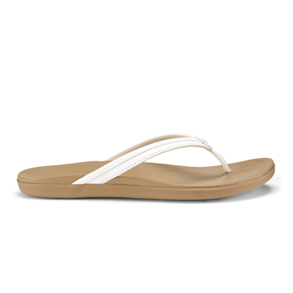 OluKai | Ho‘opio Malua - Bright White / Warm Sand