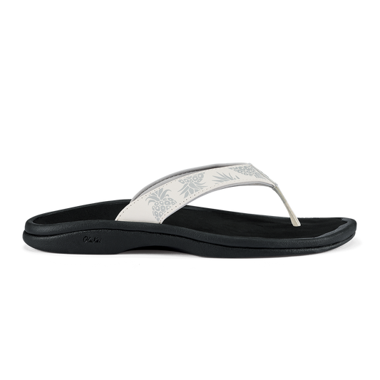 OluKai | ‘Ohana Women's Beach Sandals - Bright White / Hua