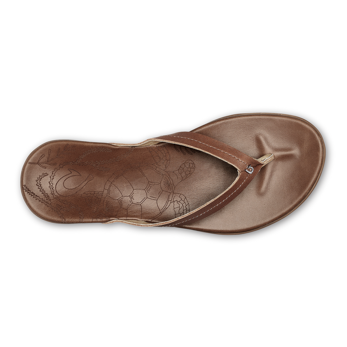 OluKai | Honu Women’s Leather Beach Sandals - Tan