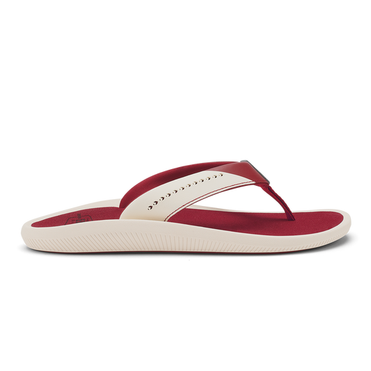OluKai | Ulele - Off White / Deep Red