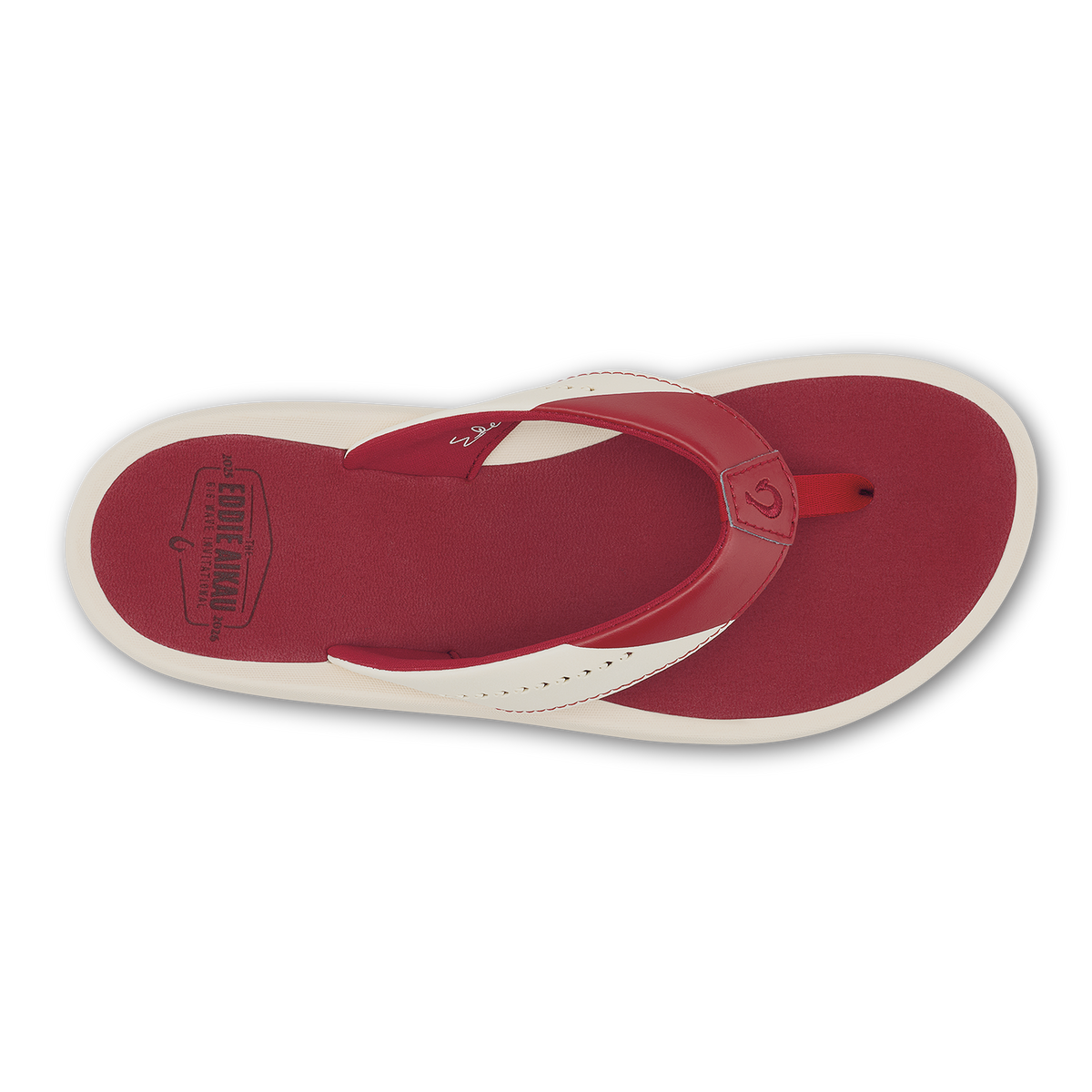 OluKai | Ulele - Off White / Deep Red