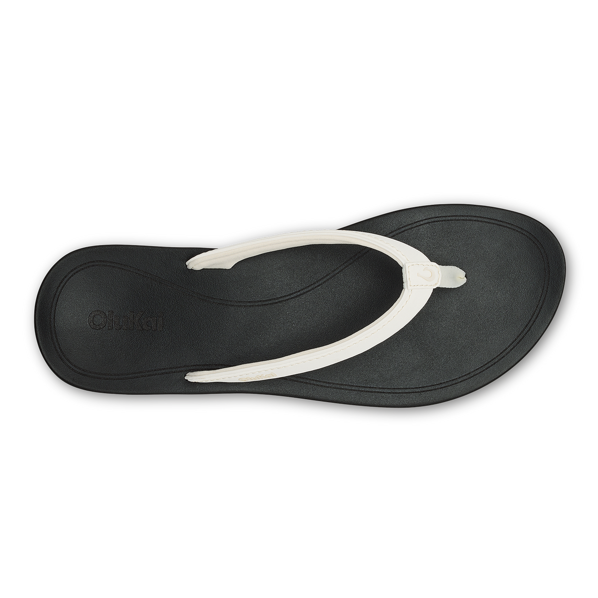 OluKai | ‘Uiki Women’s Everyday Beach Sandals - Bright White / Lava Rock