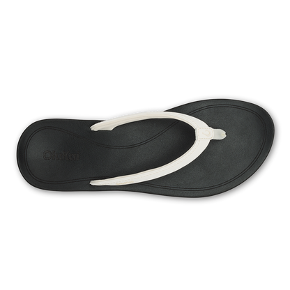 OluKai | ‘Uiki Women’s Everyday Beach Sandals - Bright White / Lava Rock