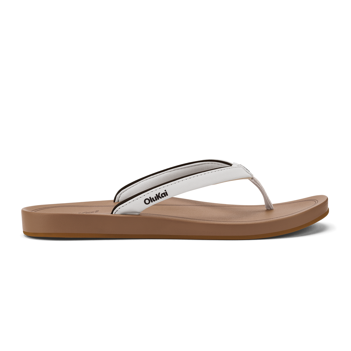 OluKai | ‘Uiki Women’s Everyday Beach Sandals - White Sand / Almond