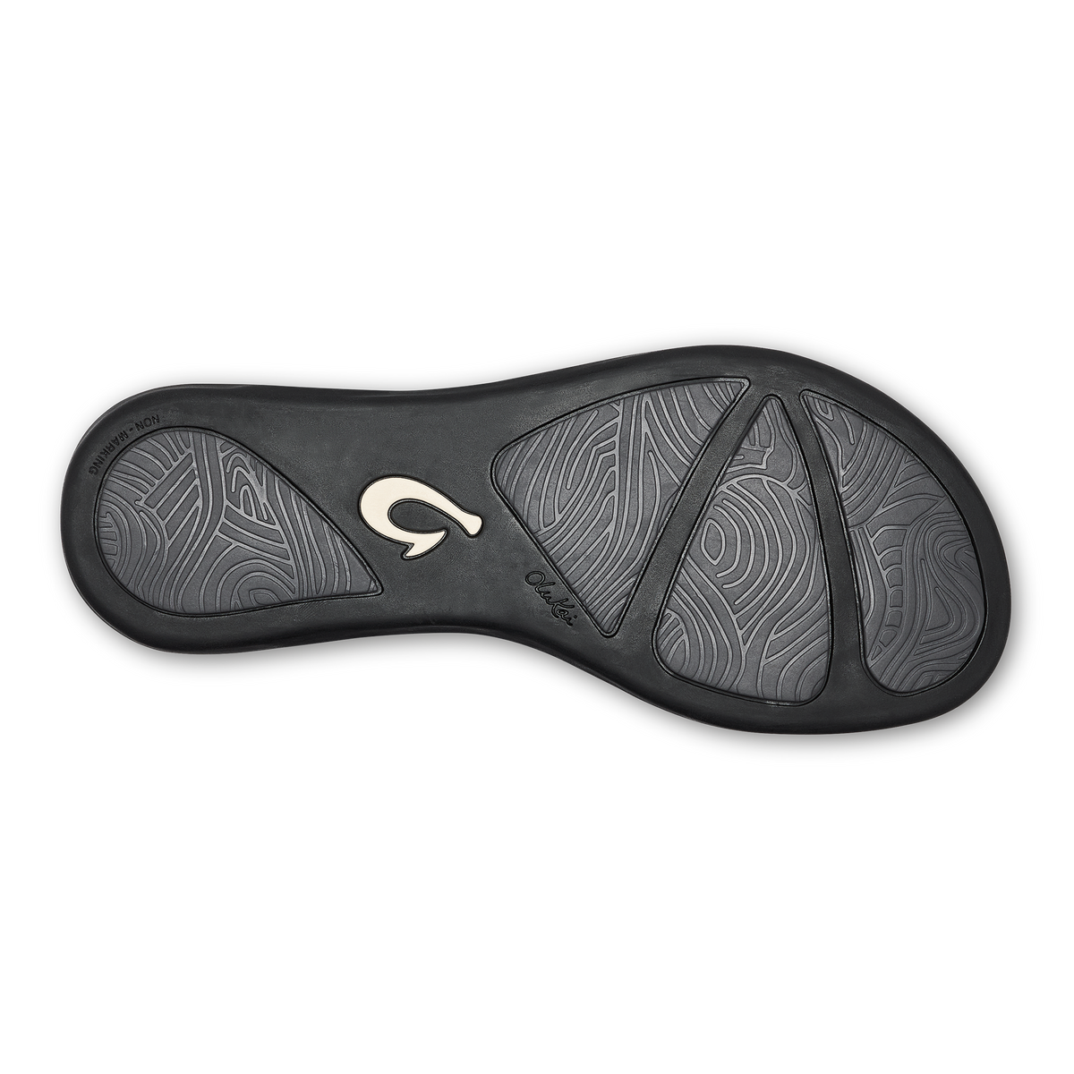 OluKai | Honu Women’s Leather Beach Sandals - Black