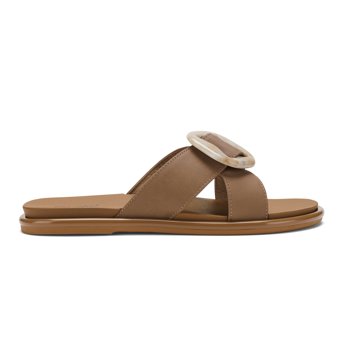 OluKai | La‘i Slide Women’s Slide Beach Sandals - Tan