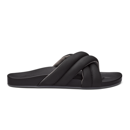 OluKai | Hila Women’s Beach Slide Sandals - Black
