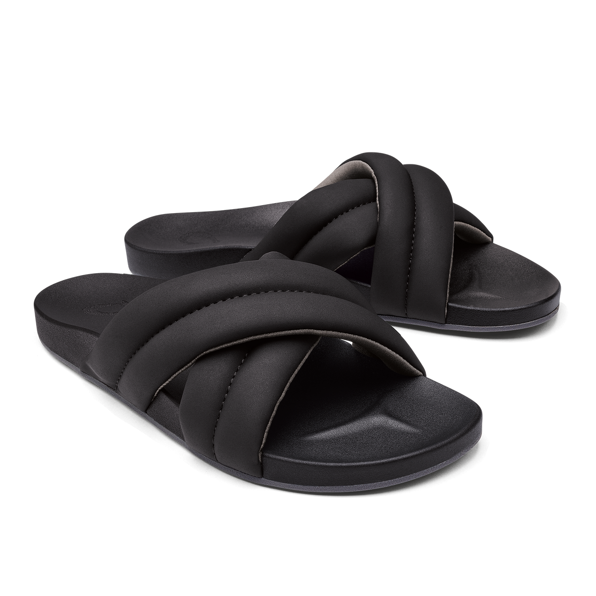 OluKai | Hila Women’s Beach Slide Sandals - Black