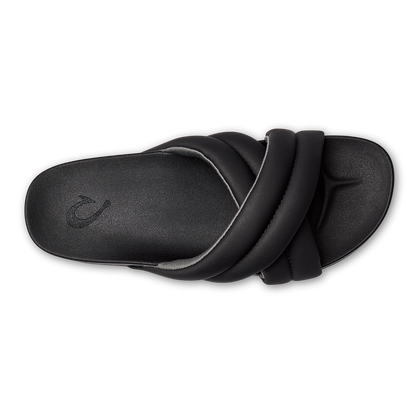 OluKai | Hila Women’s Beach Slide Sandals - Black