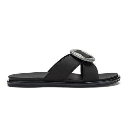 OluKai | La‘i Slide Women’s Slide Beach Sandals - Lava Rock