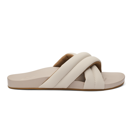 OluKai | Hila Women’s Beach Slide Sandals - Cloudy