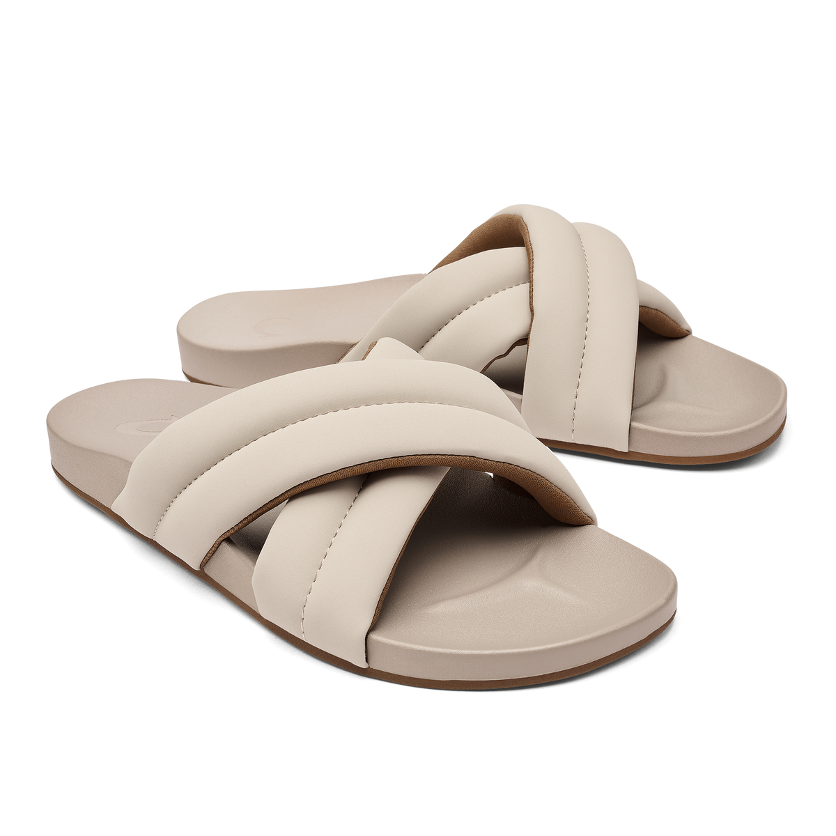 OluKai | Hila Women’s Beach Slide Sandals - Cloudy