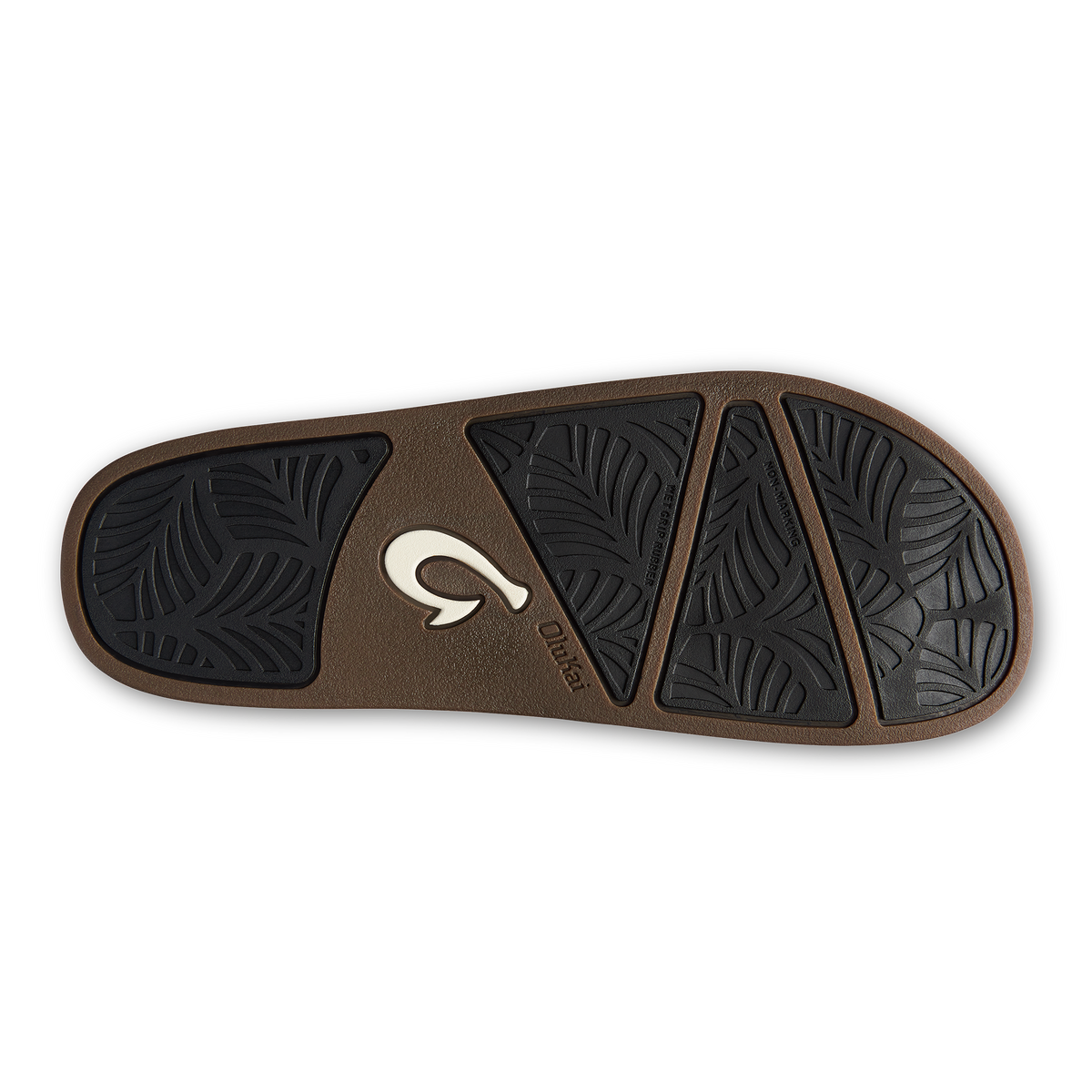 OluKai | Kāmola Women’s Leather Slide Sandals - Black