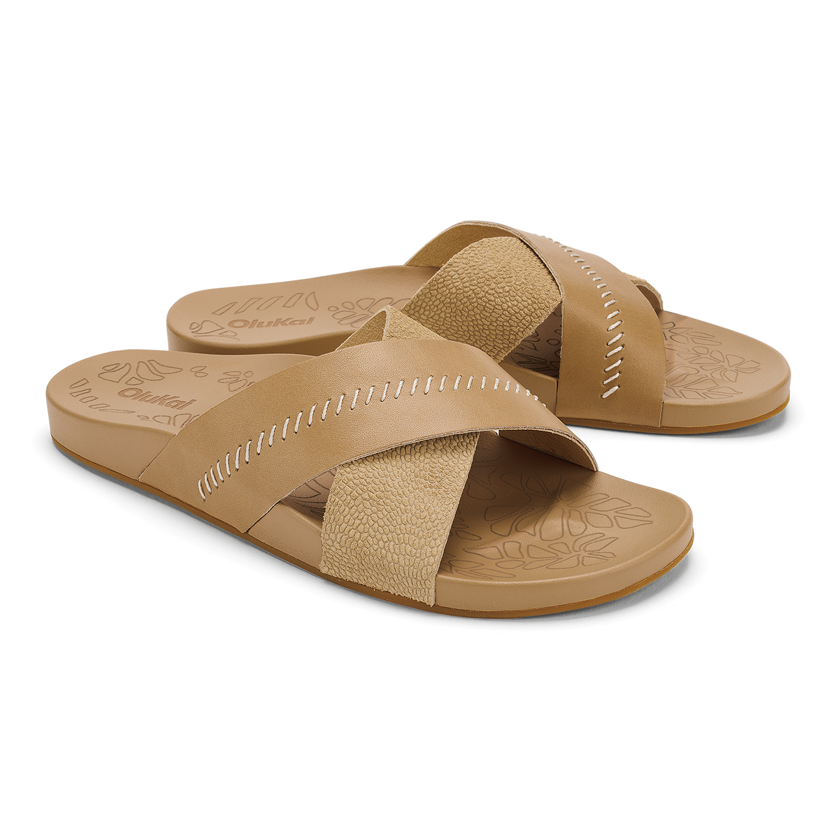 OluKai | Kipe‘a ‘Olu Women‘s Slide Sandals - Warm Sand