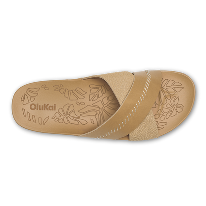 OluKai | Kipe‘a ‘Olu Women‘s Slide Sandals - Warm Sand