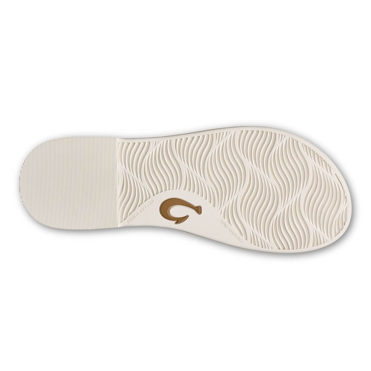 OluKai | La‘i Slide Women’s Slide Beach Sandals - White Sand