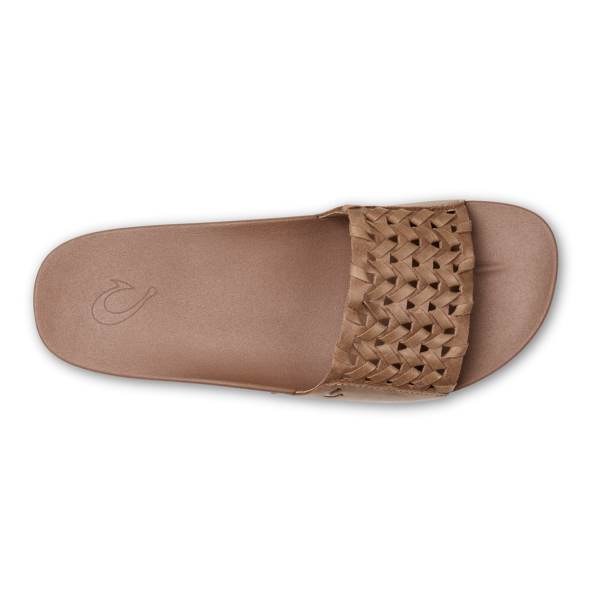 OluKai | Kāmola Women’s Leather Slide Sandals - Tan