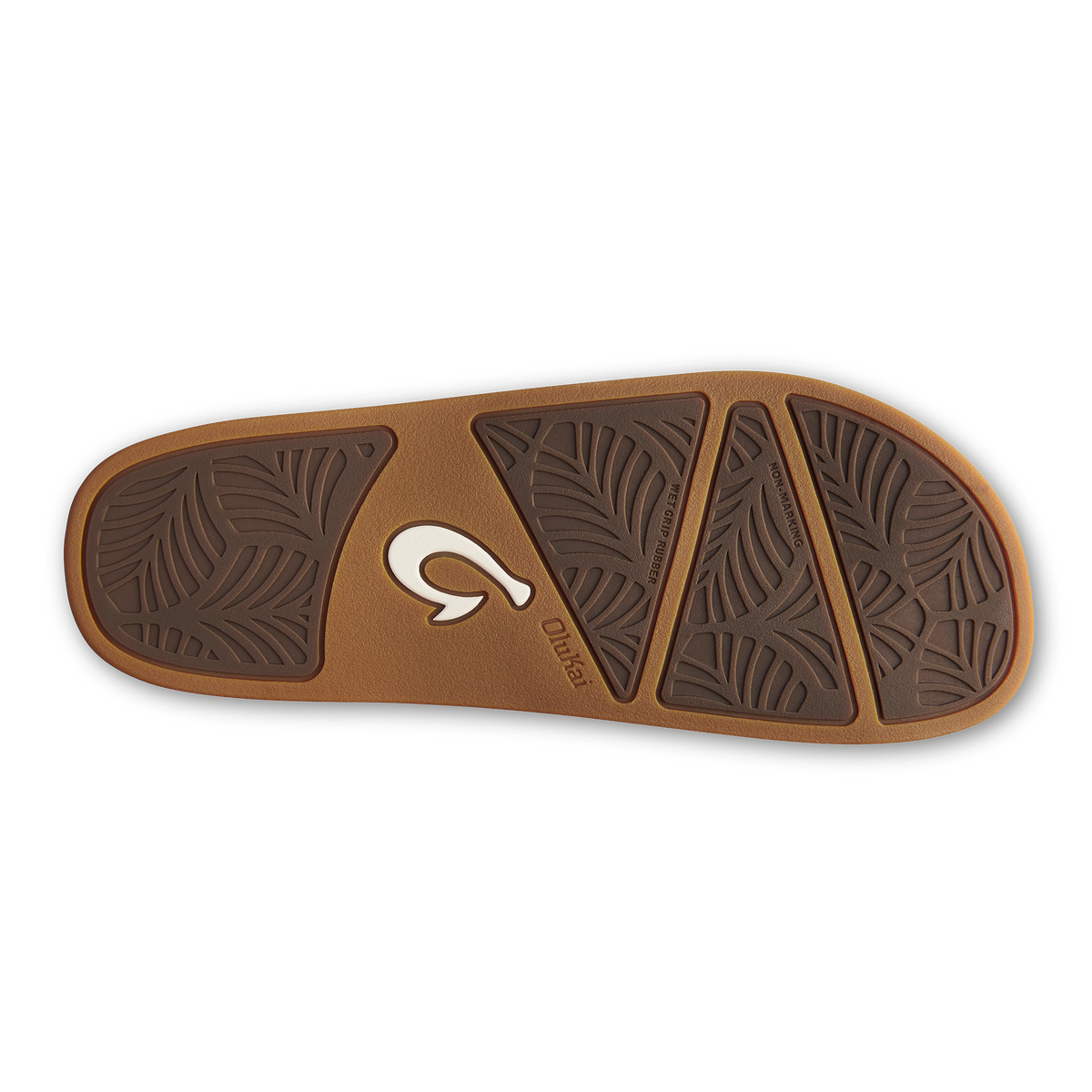 OluKai | Kāmola Women’s Leather Slide Sandals - Tan