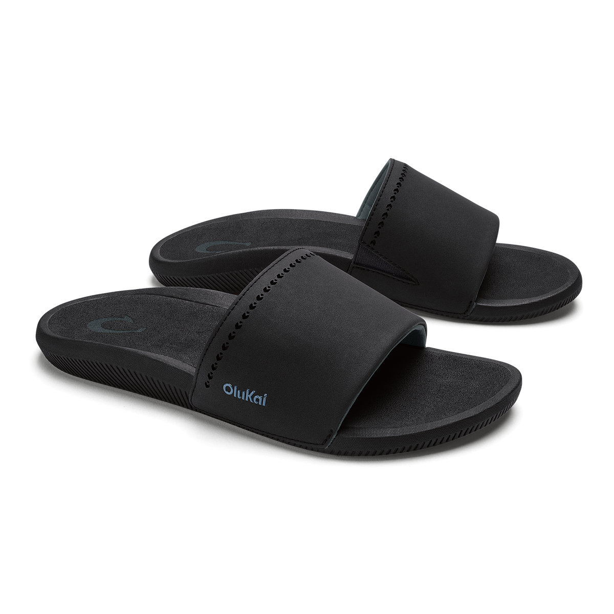 OluKai | Ulele Slide - Black / Black