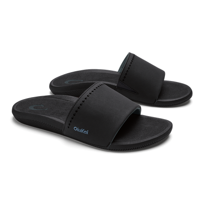OluKai | Ulele Slide - Black / Black