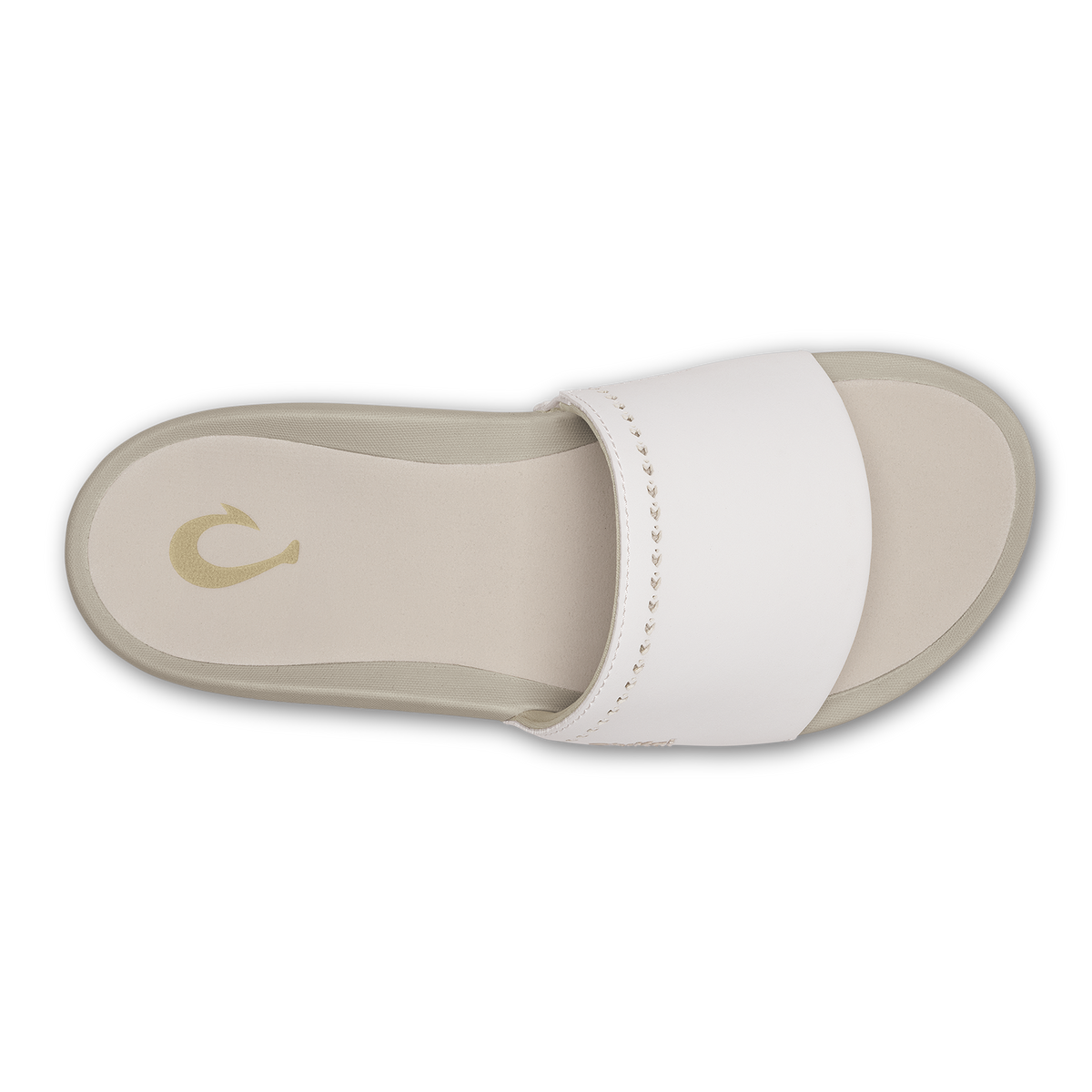 OluKai | Ulele Slide - Bright White / Tapa