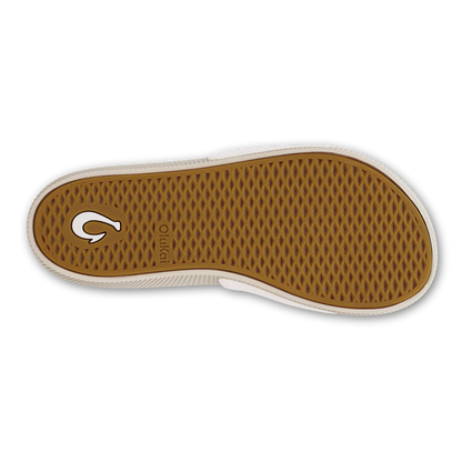 OluKai | Ulele Slide - Bright White / Tapa
