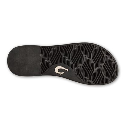 OluKai | Tiare Wrap Women’s Leather Sandals - White Sand