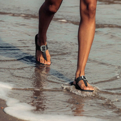 OluKai | La‘i T-Bar Women’s Strappy Sandals - Lava Rock