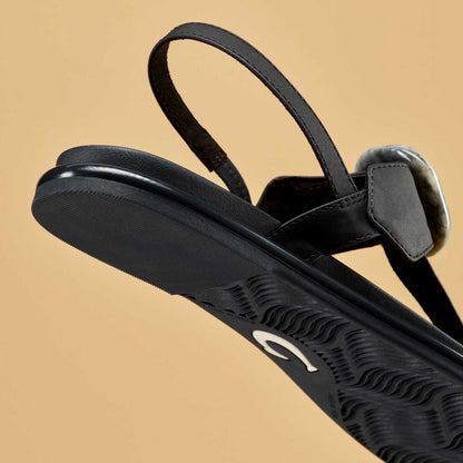 OluKai | La‘i T-Bar Women’s Strappy Sandals - Lava Rock