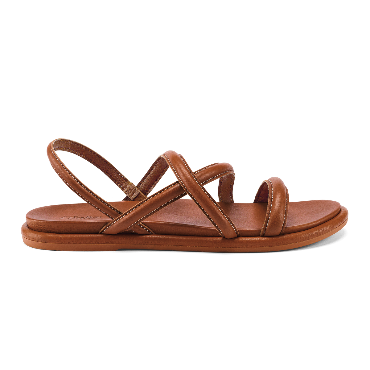 OluKai | Tiare Strappy Women’s Leather Sandals - Fox