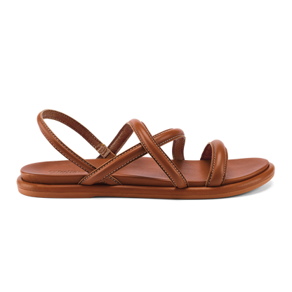 OluKai | Tiare Strappy Women’s Leather Sandals - Fox
