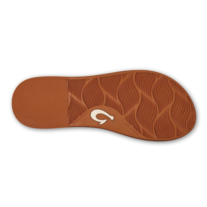 OluKai | Tiare Strappy Women’s Leather Sandals - Fox