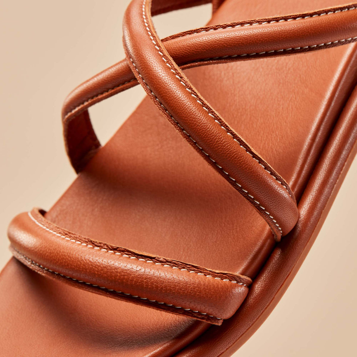 OluKai | Tiare Strappy Women’s Leather Sandals - Fox